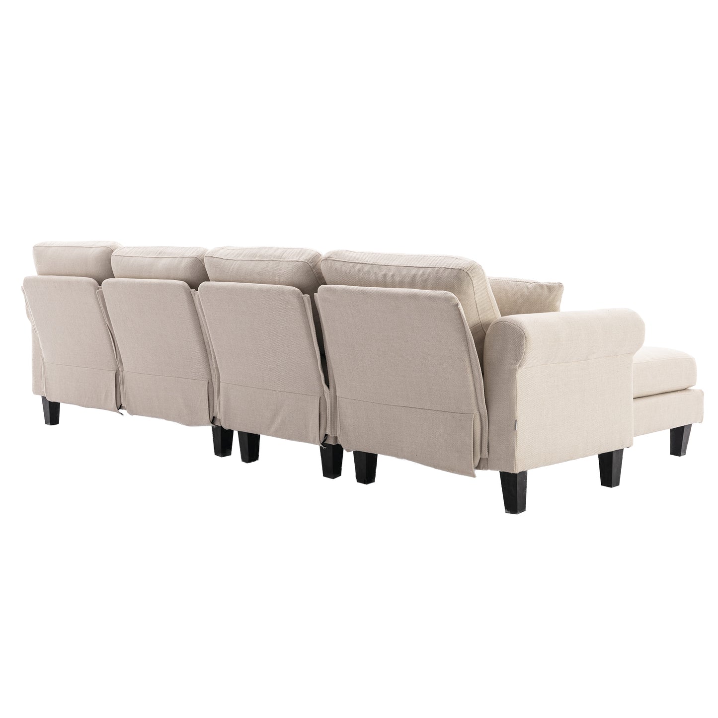 Accent your living room with the versatile COOLMORE Sofa Sectional - a stylish and comfortable addition to any home. Choose from a range of sizes and colors to suit your space.