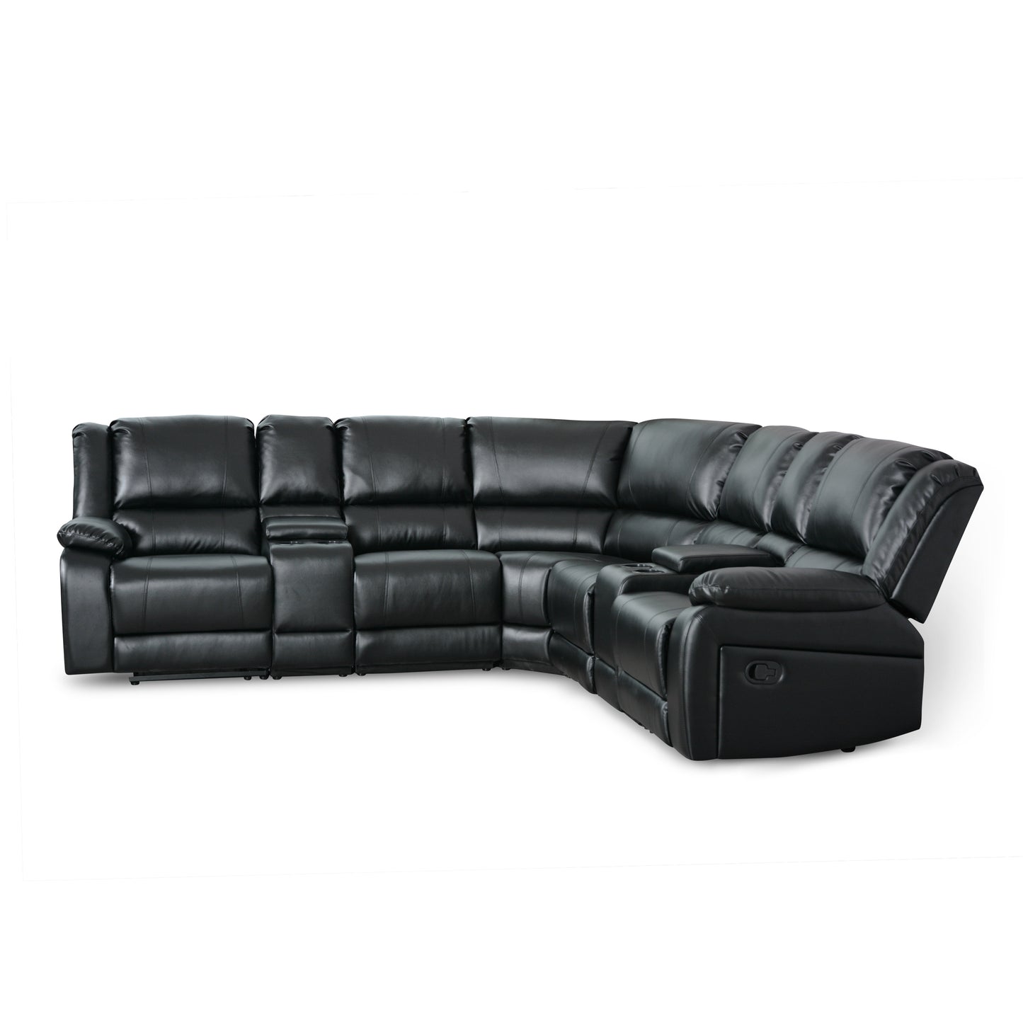 Oslo Reclining Sectional: Sleek and Comfortable Living Room Furniture with Reclining Seats, Generous Cushioning, and Stylish Design - Choose from Various Colors and Sizes