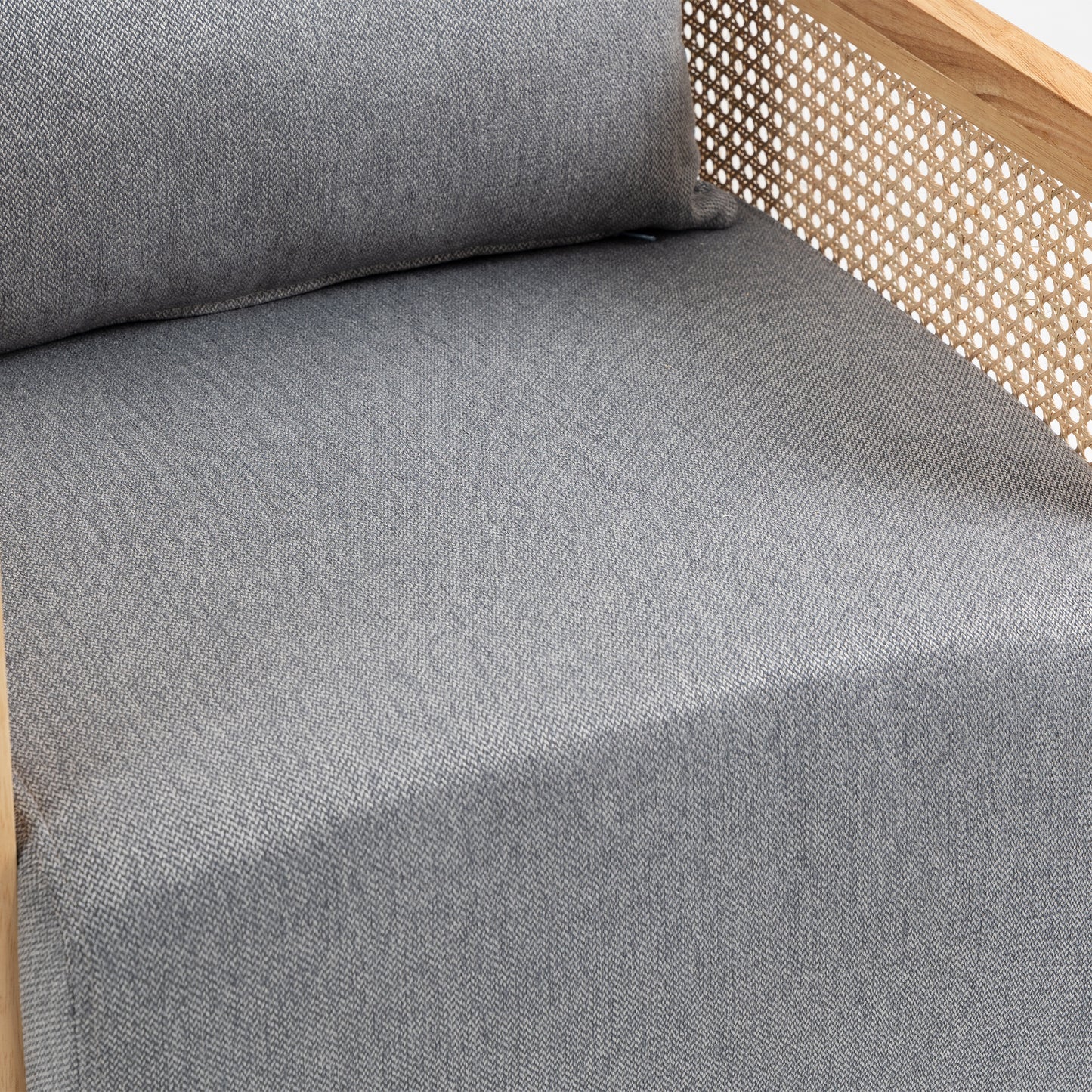 Modern Comfortable Upholstered Accent Chair with Ottoman for Living Room, Bedroom - COOLMORE - Linen - Various Colors and Sizes