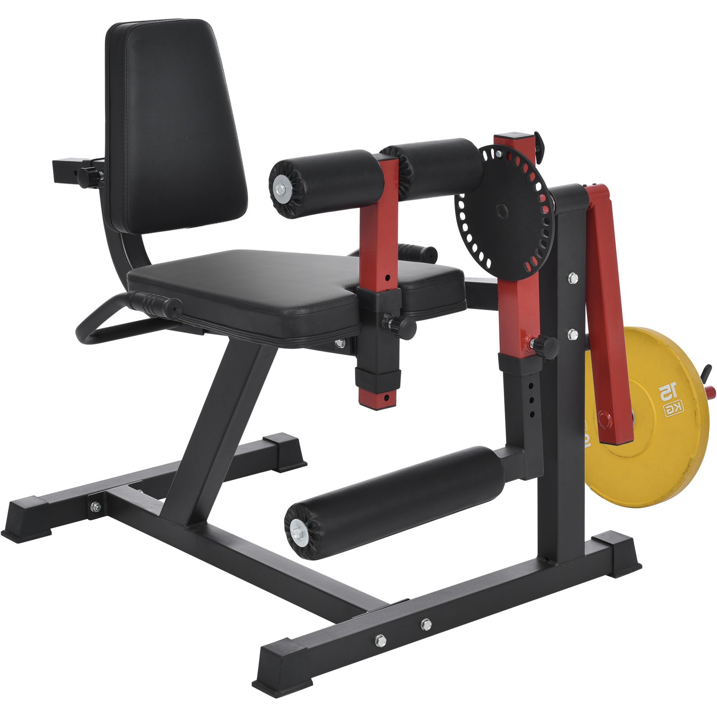 Leg Extension and Curl Machine - Adjustable Seat Backrest, Rotary Leg Extension, and Adjustable Leg Curl for Home Gym Hamstring and Quadriceps Exercises (220 letters)