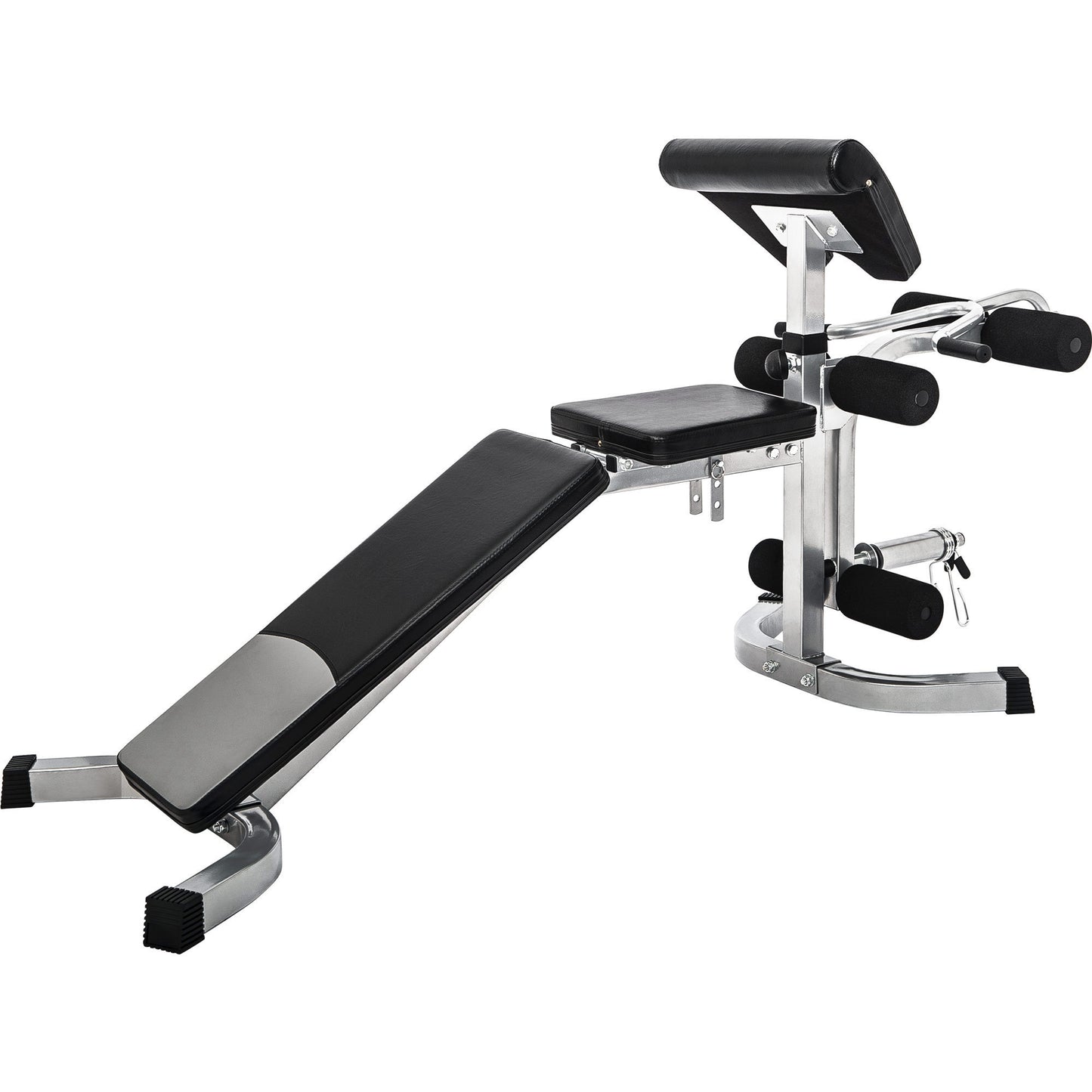 6+3 Positions Adjustable Weight Bench with Leg Extension - Olympic Utility Benches with Preacher Curl (220 letters)