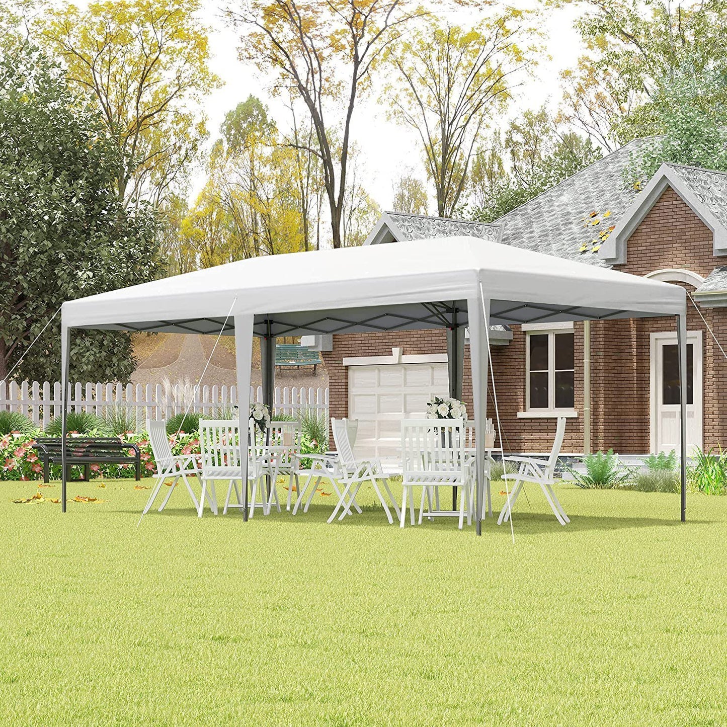 10' x 20' Outdoor Pop Up Canopy Gazebo Tent - Durable, Versatile, and Spacious for All Your Outdoor Events