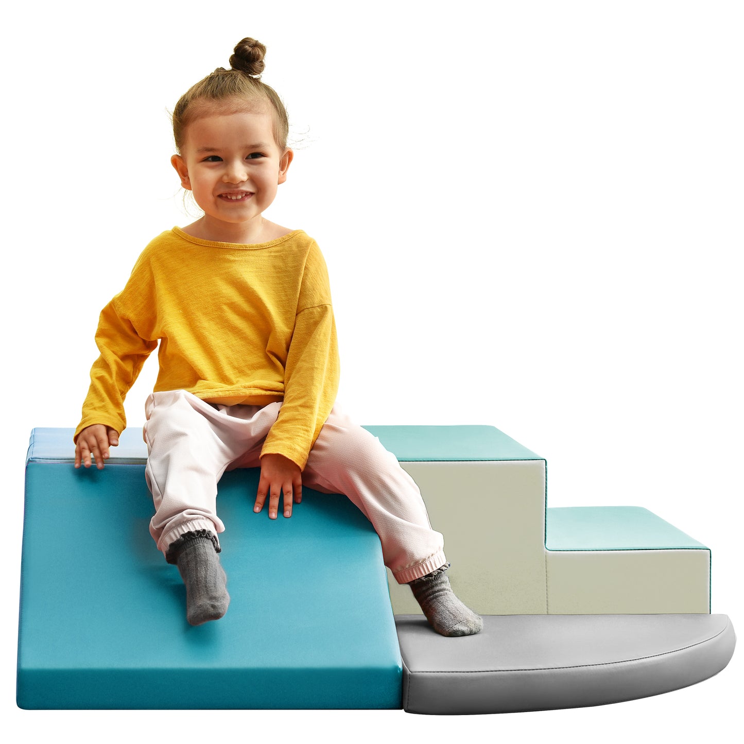 Soft Climb and Crawl Foam Playset - Safe Soft Foam Nugget Block for Infants, Preschools, Toddlers, Kids Crawling and Climbing Indoor Active Play Structure - Ideal for Developing Motor Skills - Non-Toxic and Durable - Available in Various Sizes and Colors