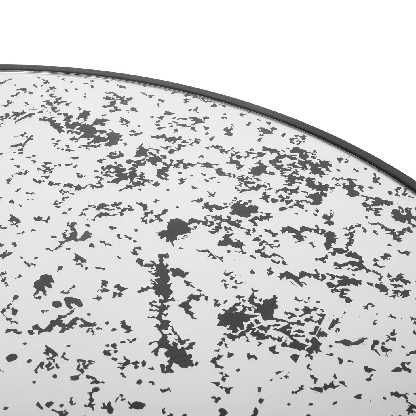 Round Coffee Table Set of 2 Metal Frame & Glass Top End Tables for Living Room Bedroom, Nesting Tables - Stylish & Functional Furniture