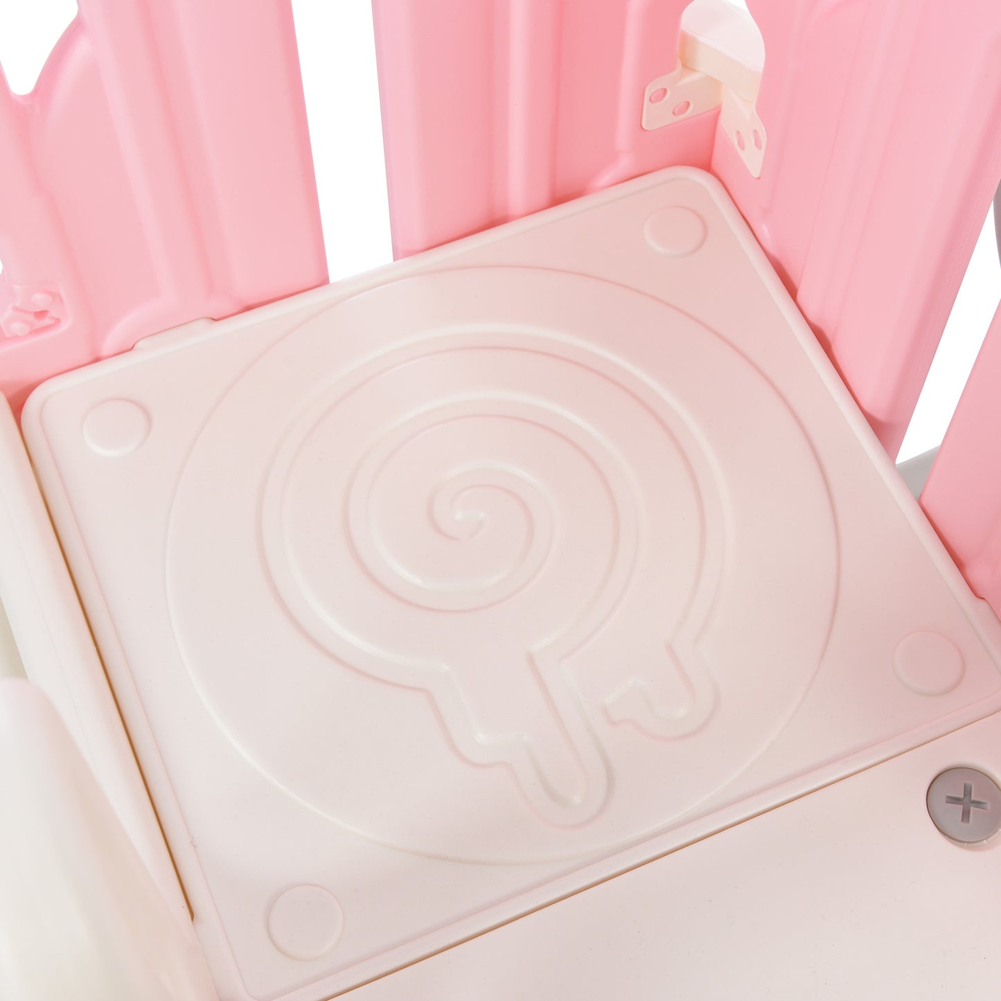 Toddler Slide and Swing Set 5 in 1: Kids Playground Climber Slide Playset with Basketball Hoop. Freestanding Combination for Babies Indoor & Outdoor.