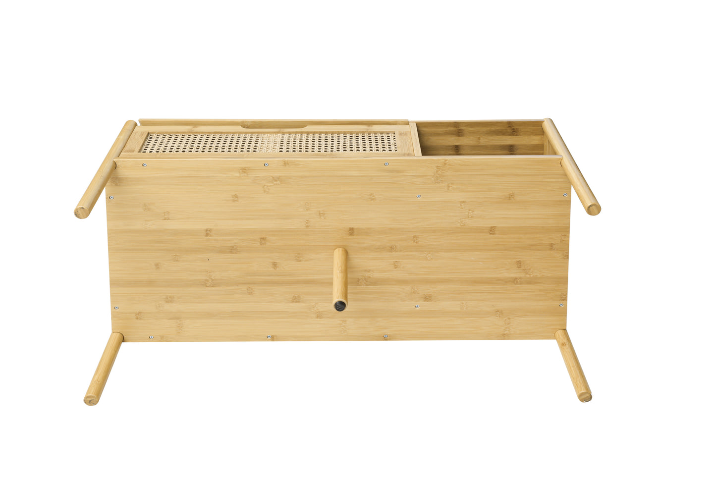 Coffee Table, Top Lifting, Natural Bamboo and Rattan - Ideal for Living Room Décor with Elegant Design, Durable Construction, and Convenient Storage Space - Available in Multiple Sizes and Earthy Tones