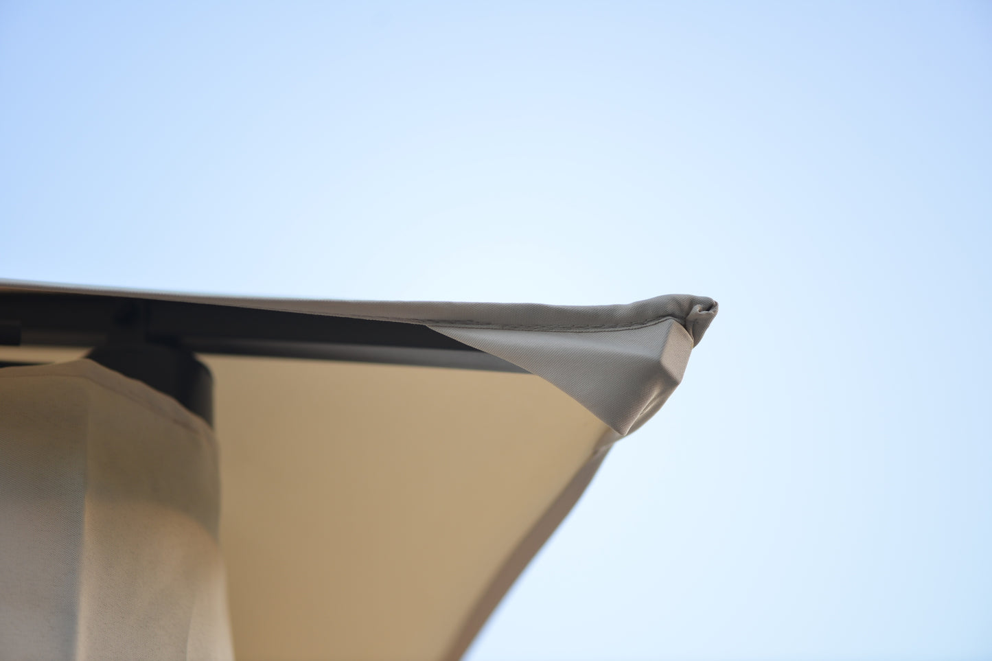 Double Tiered Grill Canopy: Outdoor BBQ Gazebo Tent with UV Protection, Beige - U_STYLE (VIDEO)