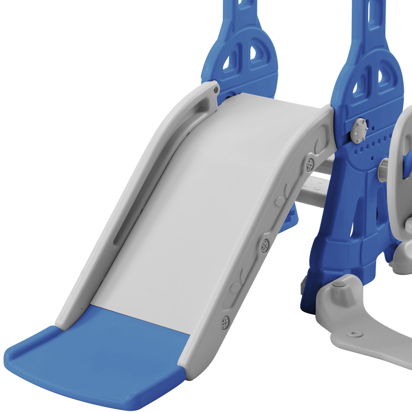 Toddler Slide and Swing Set 3 in 1: Perfect Indoor & Outdoor Kids Playground Climber Swing Playset with Basketball Hoops**