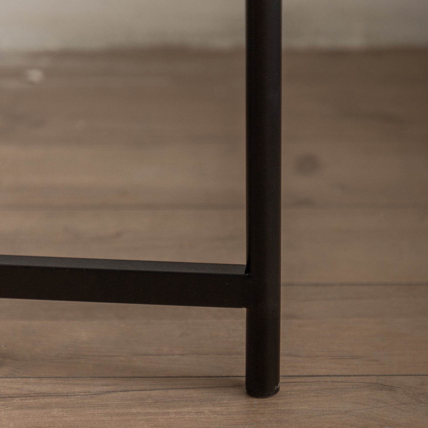 20.47" Modern Thread Design Round Coffee Table - MDF Table Top, Cross Legs Metal Base - Sleek and Stylish Living Room Furniture - Available in Various Colors and Sizes