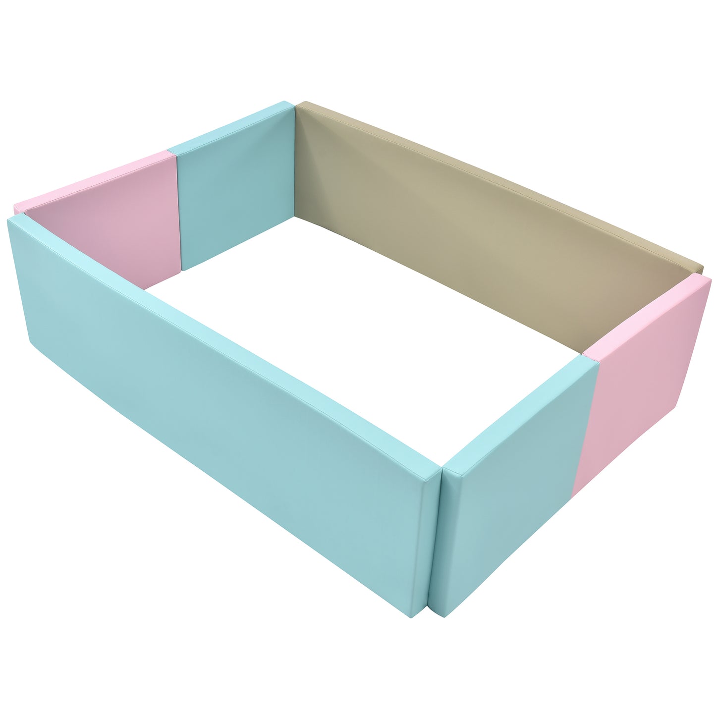 Soft Foam Ball Pit for Toddlers Crawling, Indoor Toy Kids Ball Pool Playpen, Foldable & Portable Easy Clean Babies Soft Ball Pool, 59 x 43 inch