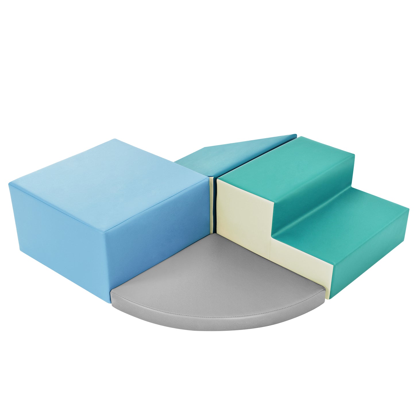 Soft Climb and Crawl Foam Playset - Safe Soft Foam Nugget Block for Infants, Preschools, Toddlers, Kids Crawling and Climbing Indoor Active Play Structure - Ideal for Developing Motor Skills - Non-Toxic and Durable - Available in Various Sizes and Colors