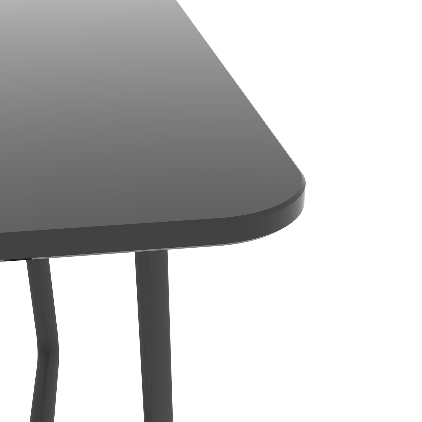 Modern Tempered Glass Tea Table Coffee Table - Table for Living Room, Black - Stylish and Functional - Ideal for Small Spaces - Elegant Design - Sturdy Construction - Tempered Glass Top - Sleek Black Finish - Compact Size
