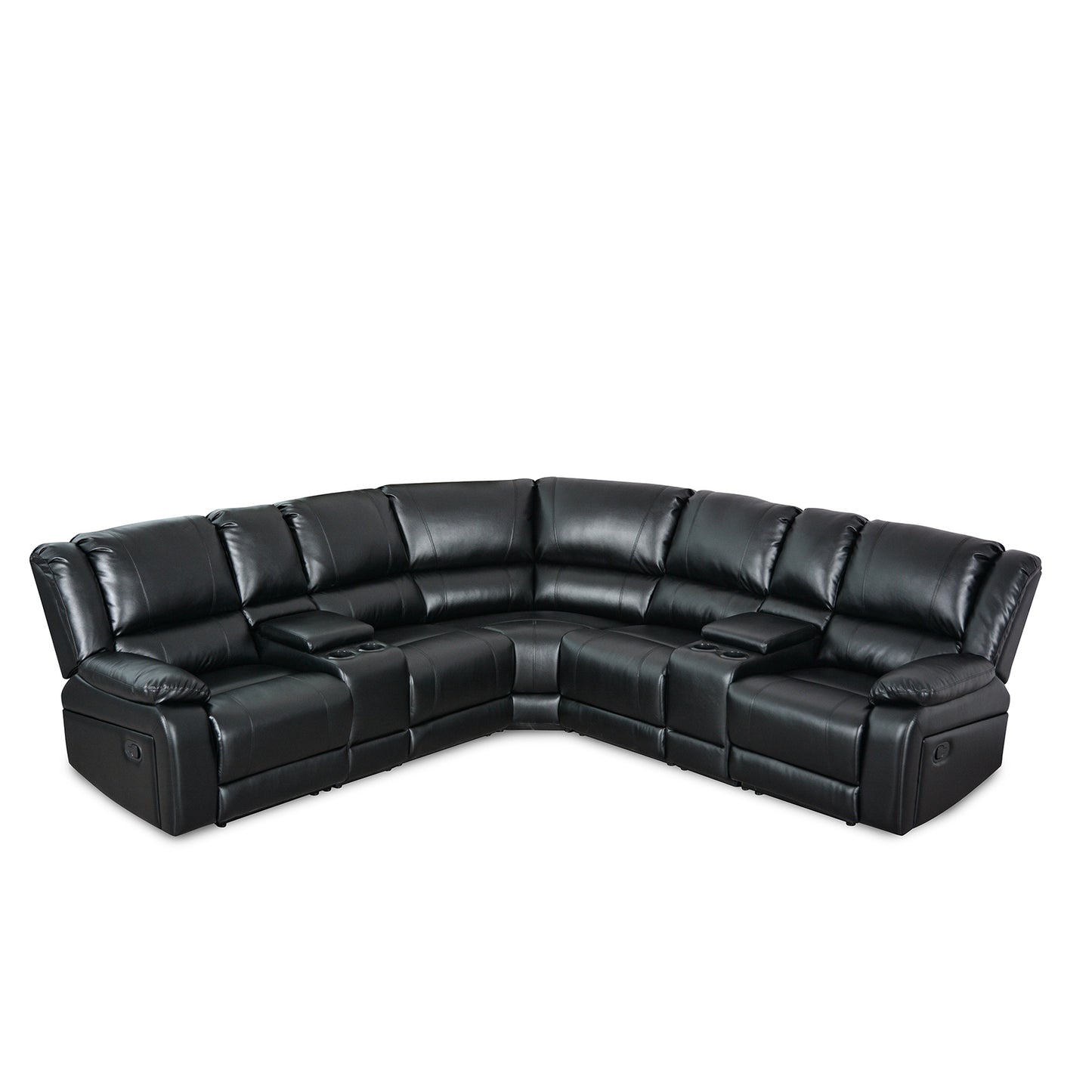 Oslo Reclining Sectional: Sleek and Comfortable Living Room Furniture with Reclining Seats, Generous Cushioning, and Stylish Design - Choose from Various Colors and Sizes