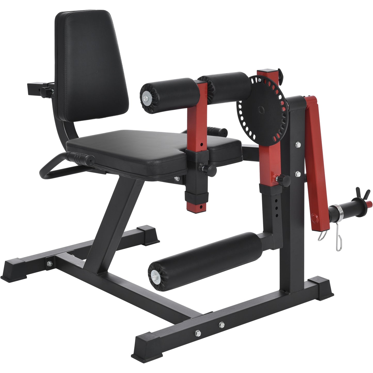 Leg Extension and Curl Machine - Adjustable Seat Backrest, Rotary Leg Extension, and Adjustable Leg Curl for Home Gym Hamstring and Quadriceps Exercises (220 letters)