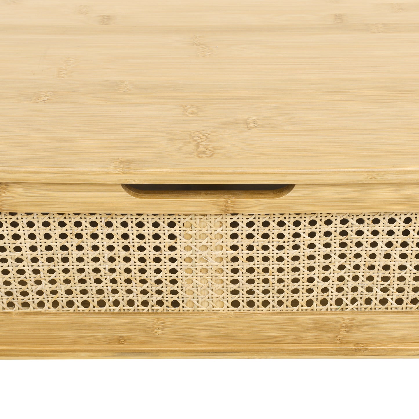 Coffee Table, Top Lifting, Natural Bamboo and Rattan - Ideal for Living Room Décor with Elegant Design, Durable Construction, and Convenient Storage Space - Available in Multiple Sizes and Earthy Tones