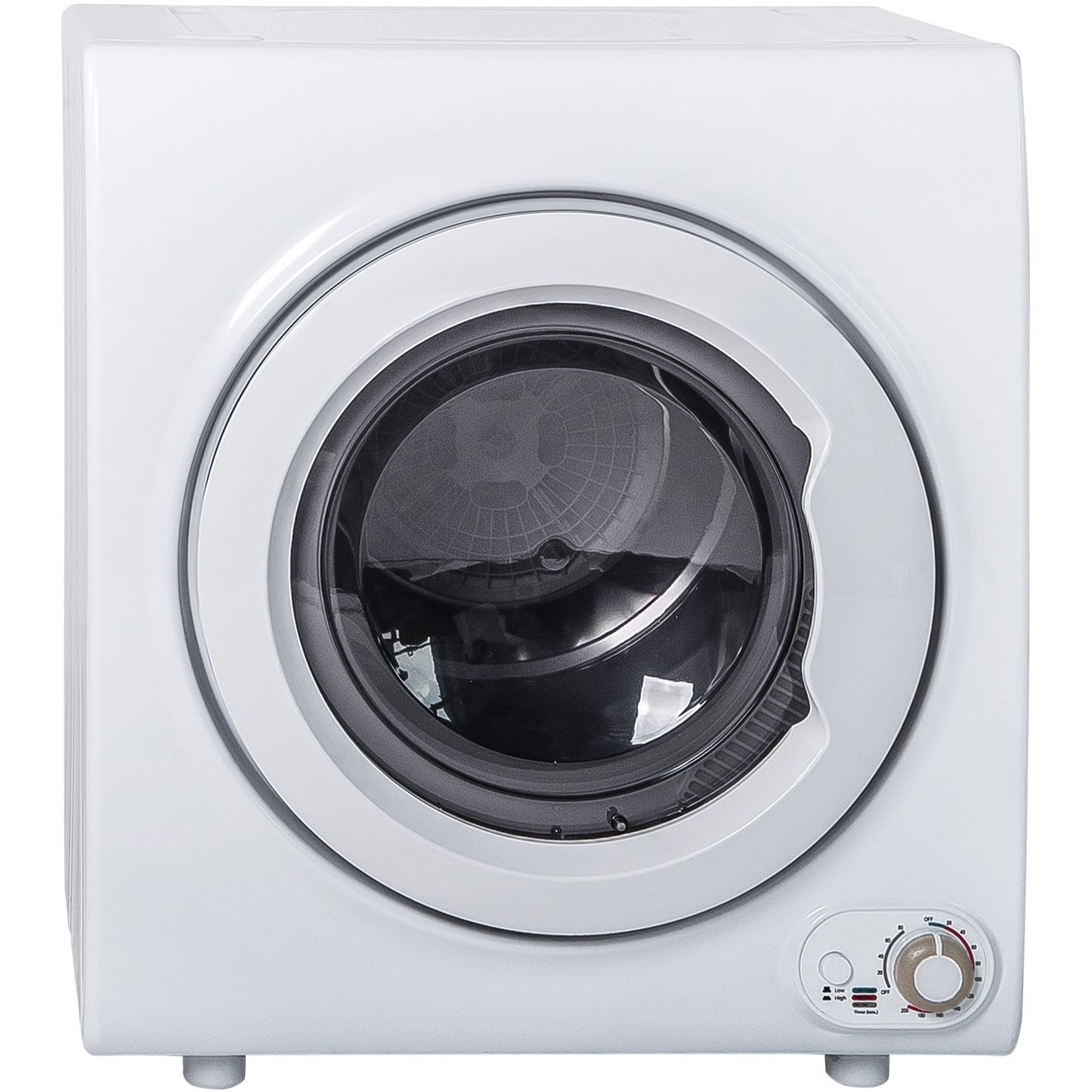 2.65 Cu.Ft Compact Laundry Dryer - 9 LBS Capacity, 1400W Drying Power - Efficient & Compact - Quick Drying - Available in Various Sizes & Colors