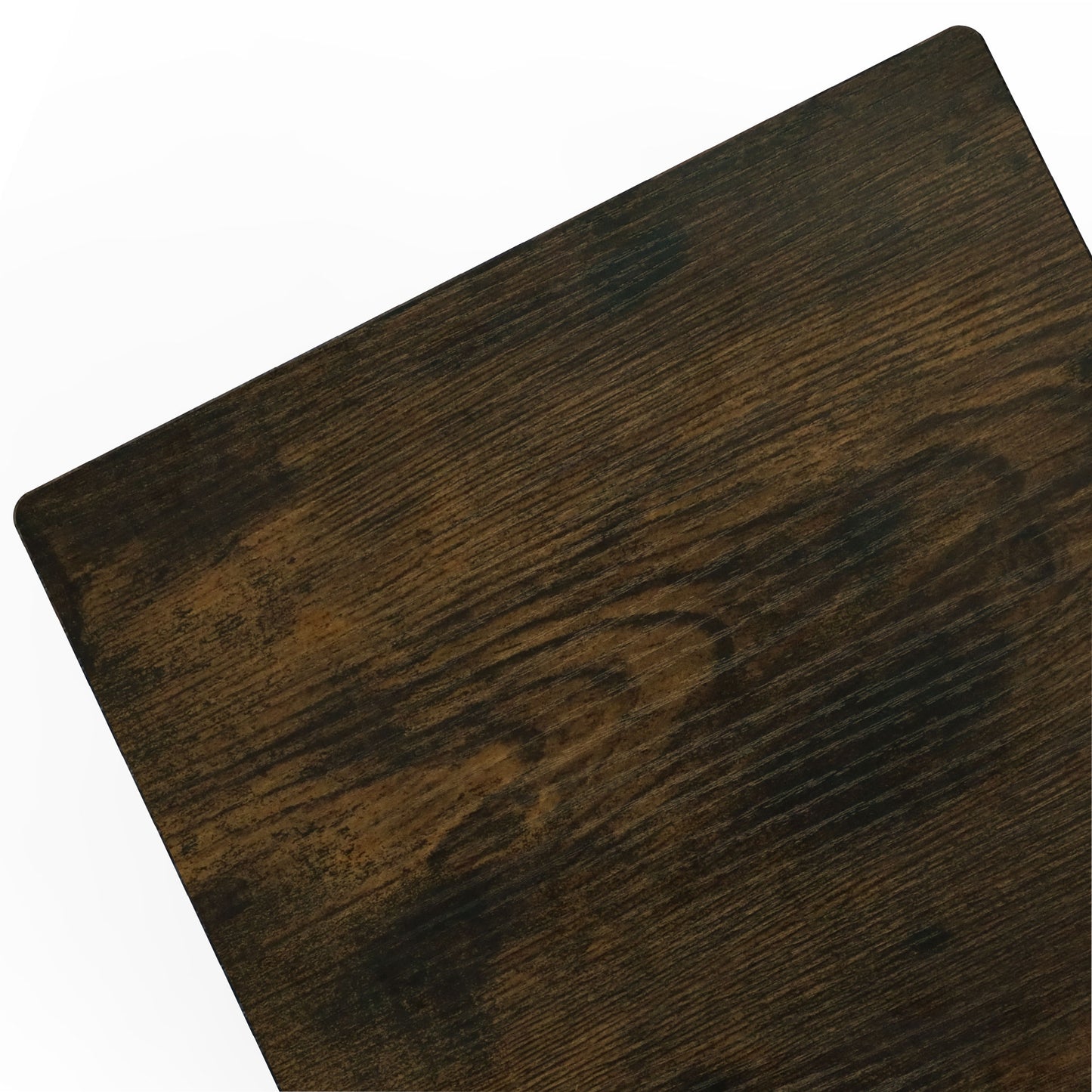 Side Table with Storage Bag, Square End Table with Grid Storage Rack, Sofa Table for Living Room, Bedroom, Small Spaces, Easy Assembly, Rustic Brown