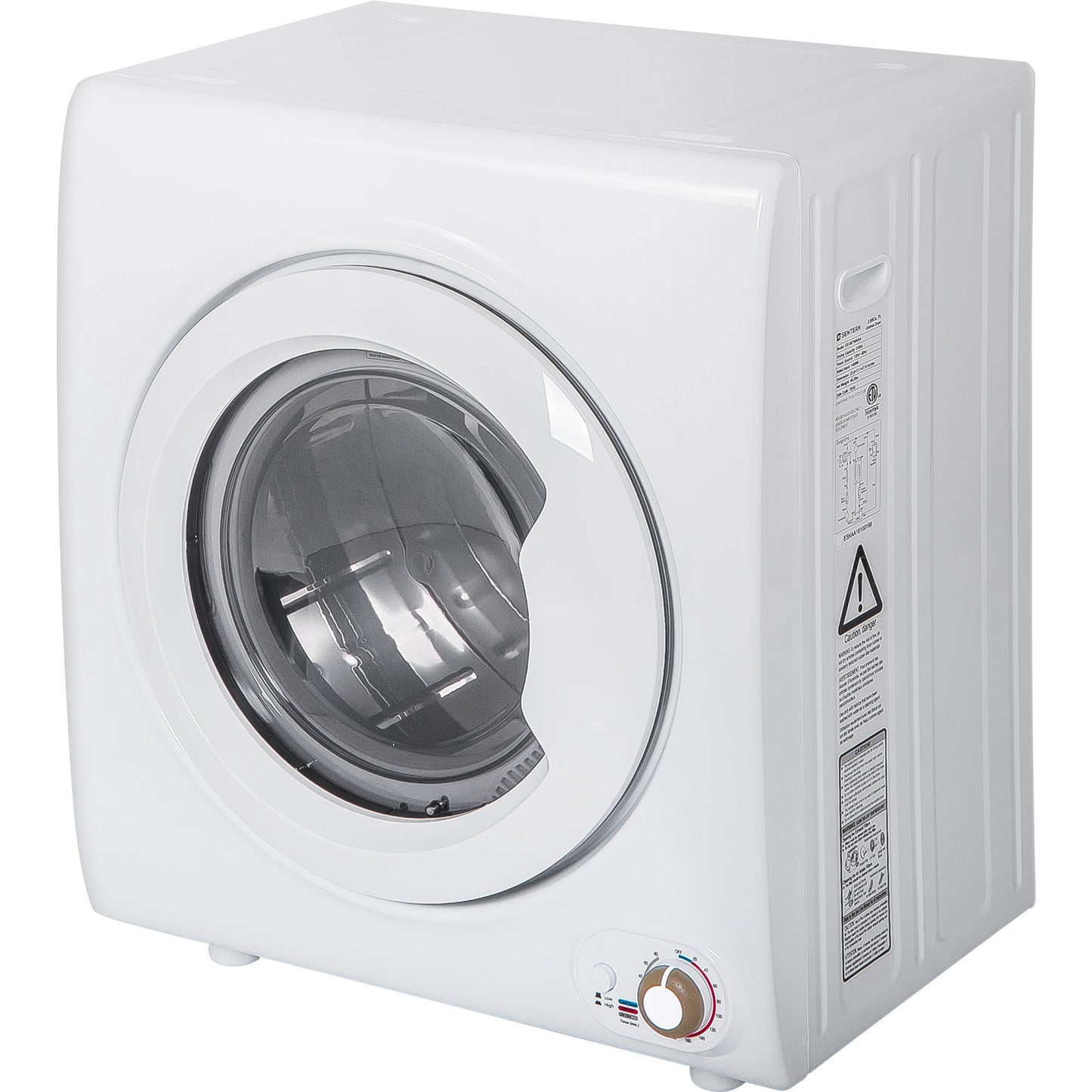 2.65 Cu.Ft Compact Laundry Dryer - 9 LBS Capacity, 1400W Drying Power - Efficient & Compact - Quick Drying - Available in Various Sizes & Colors