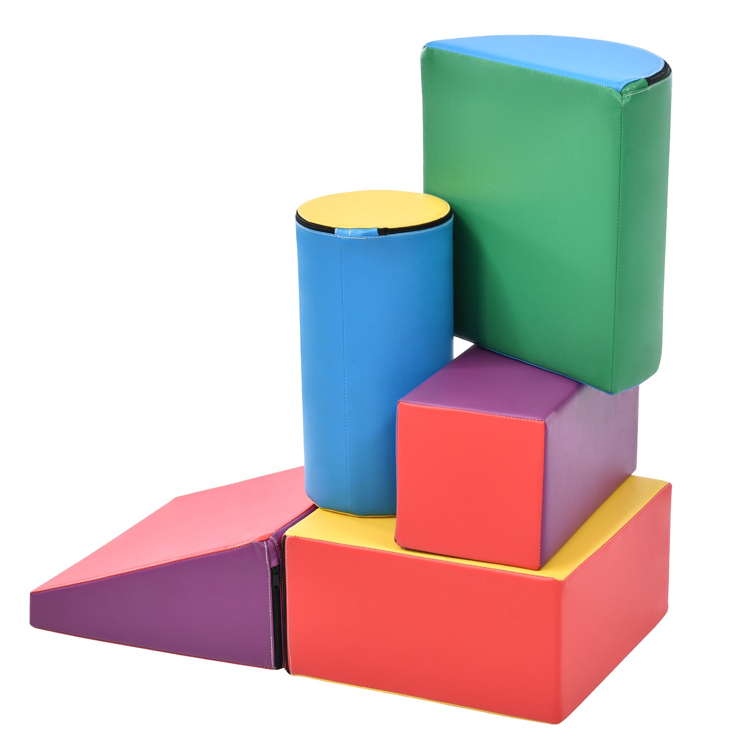 Soft Climb and Crawl Foam Playset - Safe Foam Nugget Shapes Block for Infants, Preschools, Toddlers, Kids Crawling and Climbing Indoor Play Structure