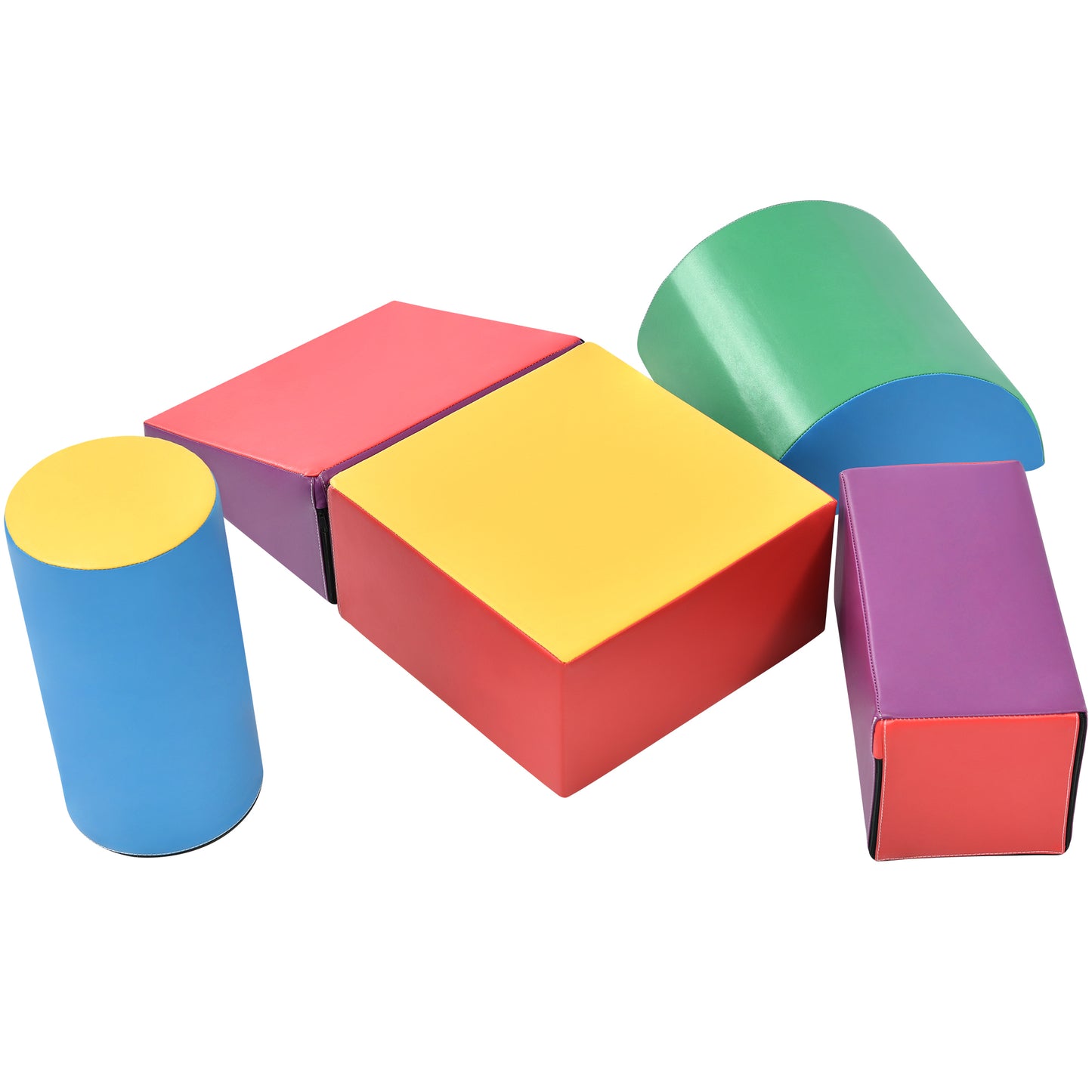 Soft Climb and Crawl Foam Playset - Safe Foam Nugget Shapes Block for Infants, Preschools, Toddlers, Kids Crawling and Climbing Indoor Play Structure