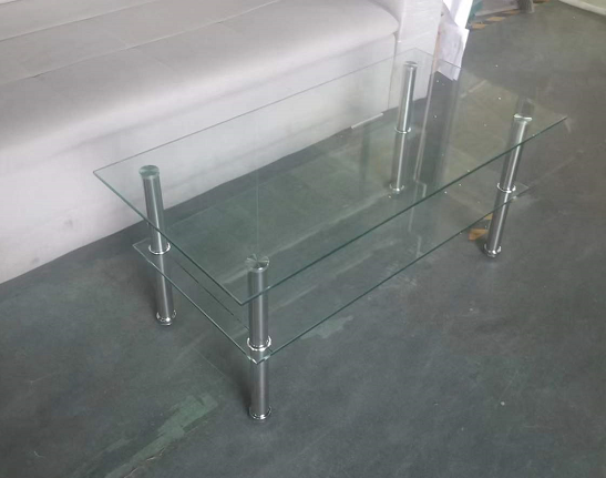 Clear Tempered Glass Coffee Table for Living Room - Sleek and Stylish Design, Perfect for Modern Décor - Available in Various Sizes