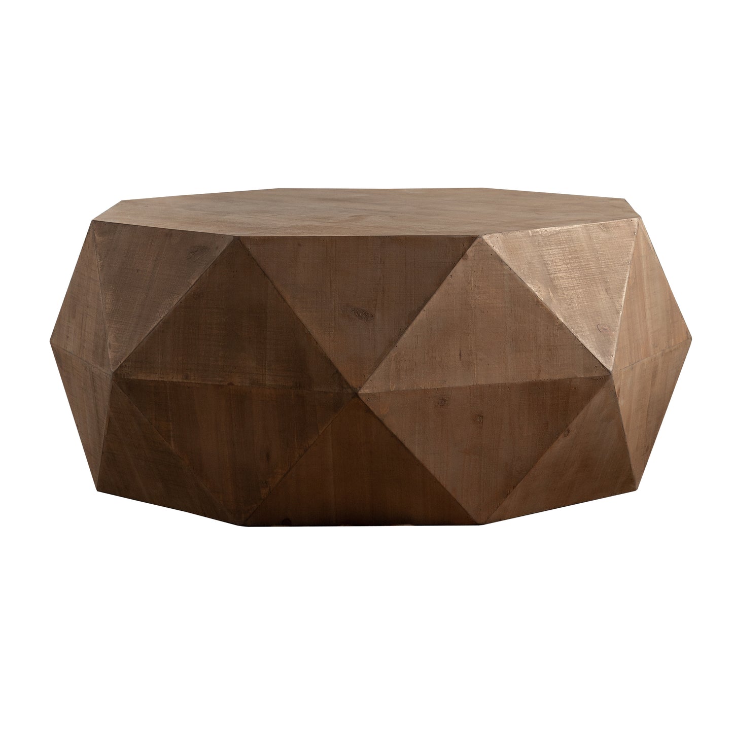 "Three-Dimensional Embossed Pattern Design Coffee Table - American Retro Style, 38" Size, Various Color Options"