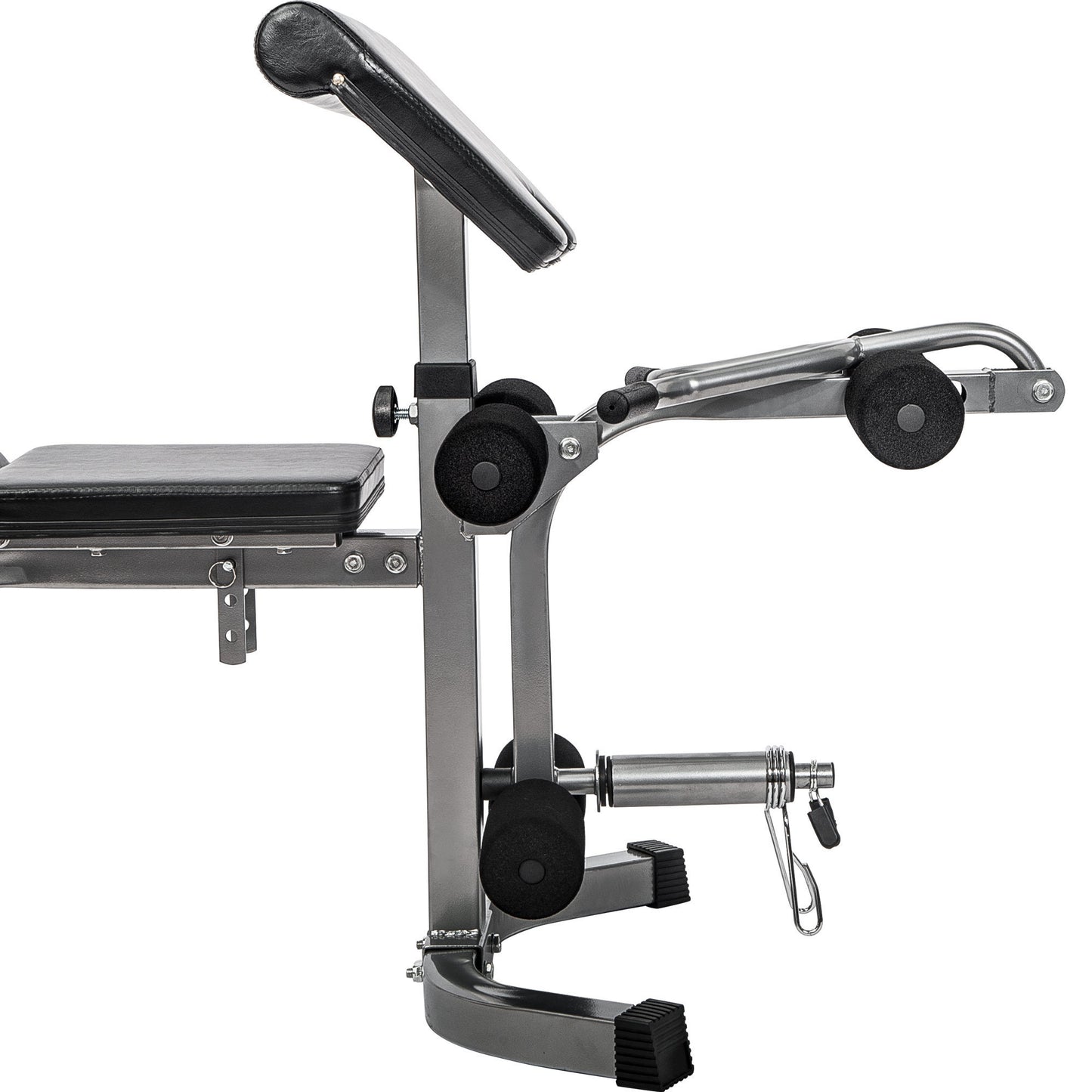 6+3 Positions Adjustable Weight Bench with Leg Extension - Olympic Utility Benches with Preacher Curl (220 letters)