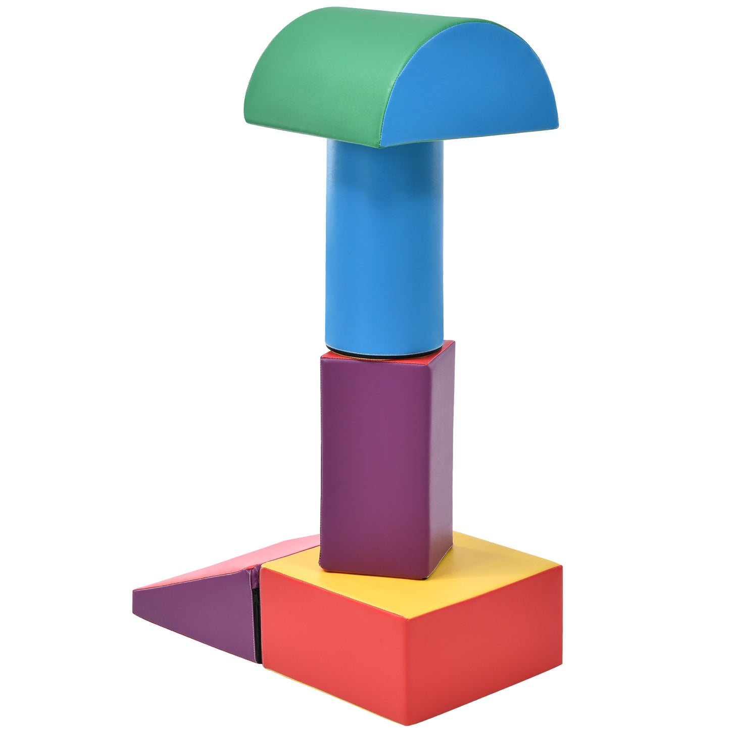 Soft Climb and Crawl Foam Playset - Safe Foam Nugget Shapes Block for Infants, Preschools, Toddlers, Kids Crawling and Climbing Indoor Play Structure