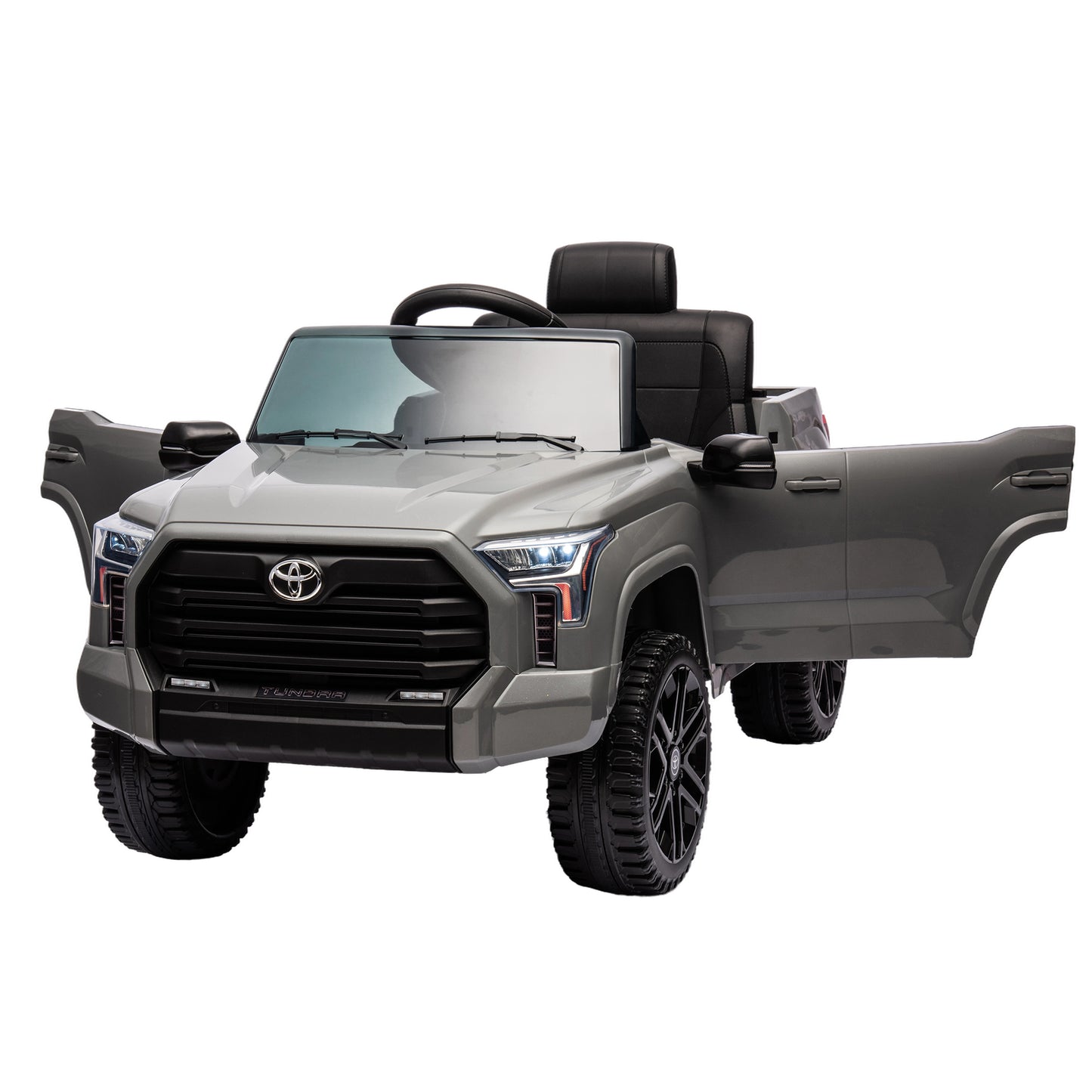 Officially Licensed Toyota Tundra Electric Pickup Car Ride-On for Kids | 12V Electric Ride-On Toy | 2.4G W/Parents Remote Control | Three Speed Adjustable | Power Display | Red