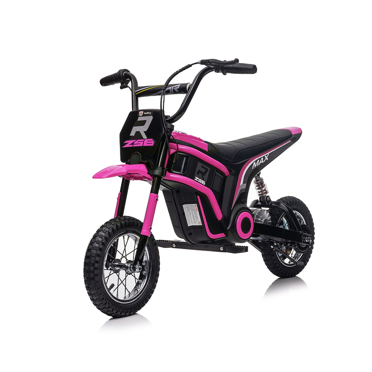 Kids Ride On 24V Electric Toy Motocross Motorcycle-XXL, Age 8-12, 14.29MPH, Dual Suspension, Dual Brakes, Twist Grip Throttle, Authentic Motocross Bike Geometry, Large Size