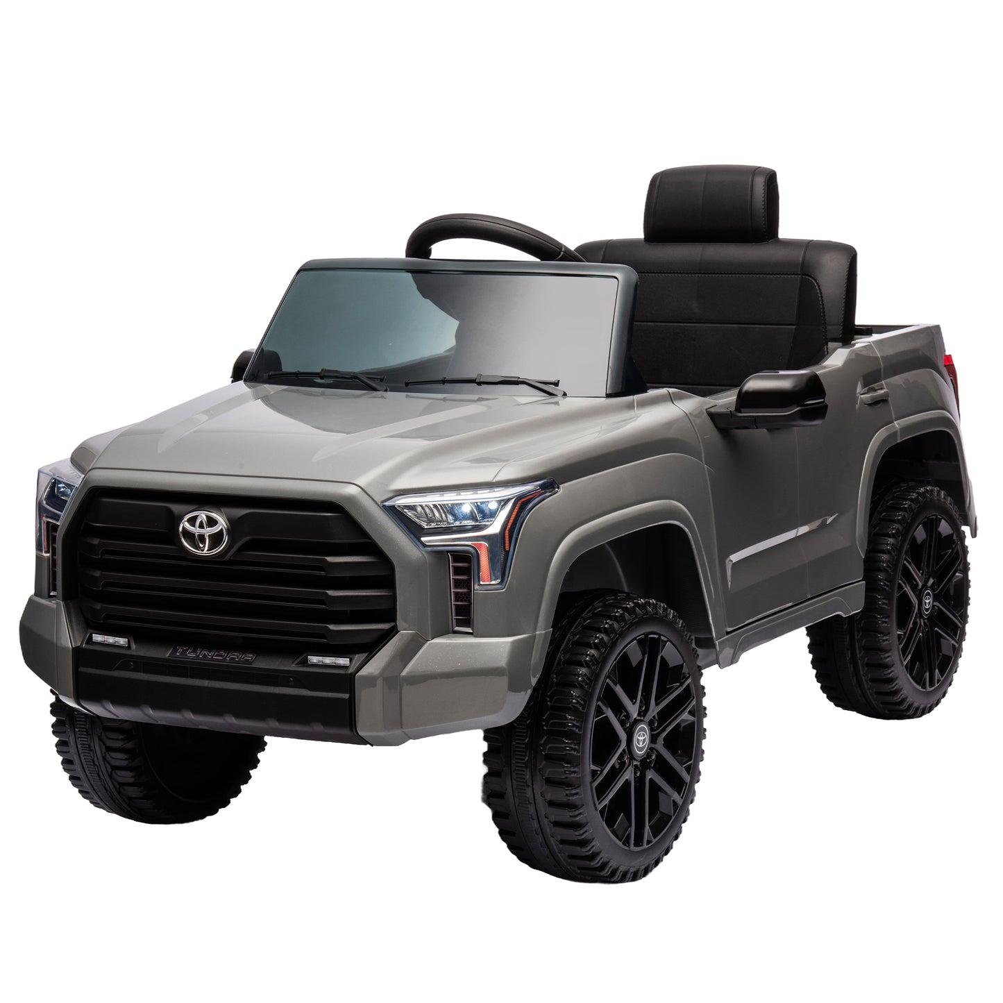 Officially Licensed Toyota Tundra Electric Pickup Car Ride-On for Kids | 12V Electric Ride-On Toy | 2.4G W/Parents Remote Control | Three Speed Adjustable | Power Display | Red