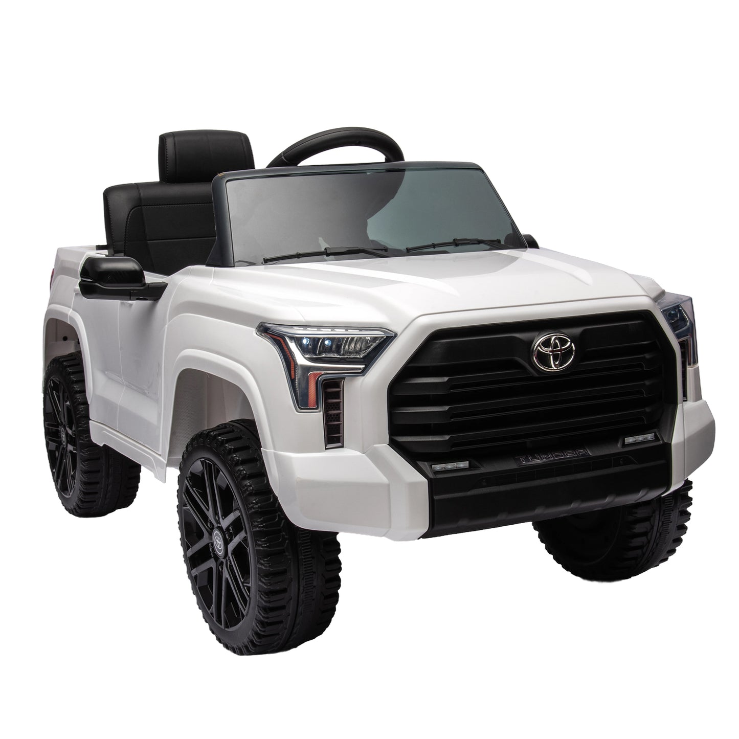 Officially Licensed Electric Toyota Tundra Pickup: 12V Ride On Toy with Parental Remote Control, 2.4G, Three Speed Adjustable, Power Display - Kids' Electric Car (Color & Size Options)