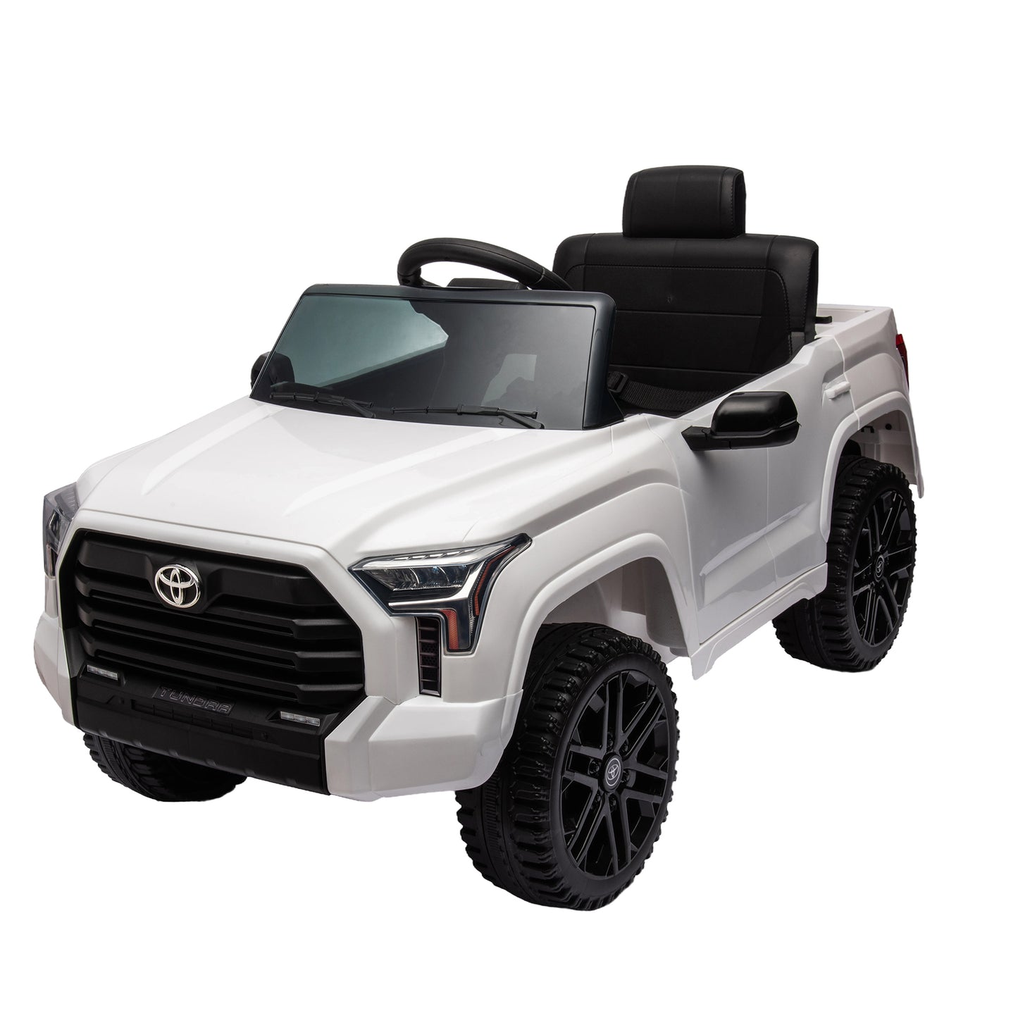 Officially Licensed Electric Toyota Tundra Pickup: 12V Ride On Toy with Parental Remote Control, 2.4G, Three Speed Adjustable, Power Display - Kids' Electric Car (Color & Size Options)