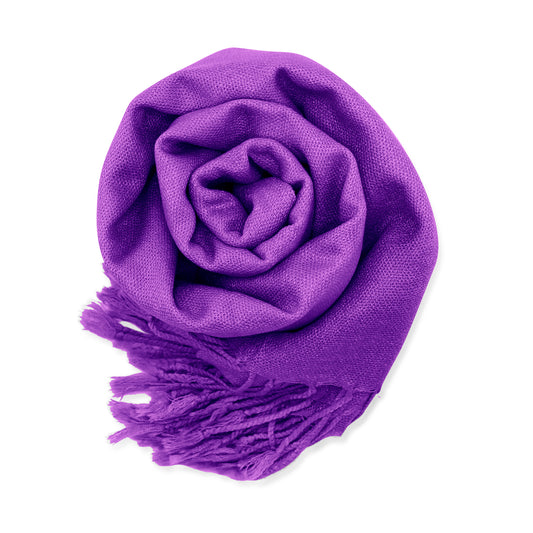 Soft Pashmina Scarf for Women Shawl Wrap Scarves Lady Women's Scarfs in Solid Colors