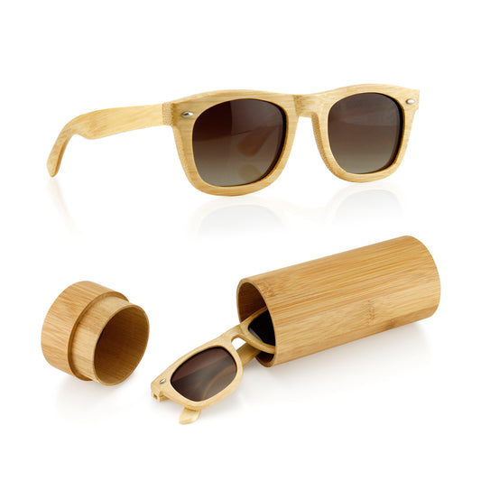 Polarized Genuine Bamboo lightweight Wood Entire Frame Vintage Handcraft Sunglasses Mens Womens Eyewear with Wooden Bamboo box