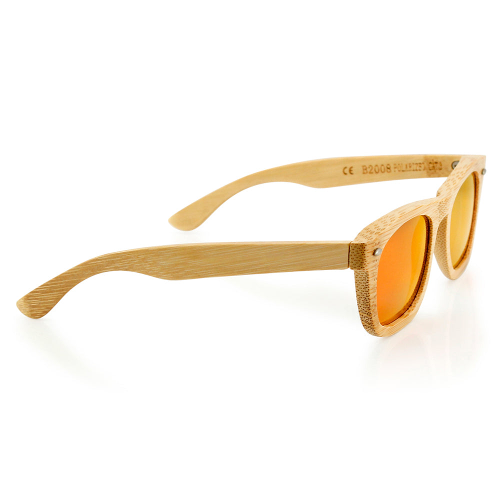 Polarized Genuine Bamboo lightweight Wood Entire Frame Vintage Handcraft Sunglasses Mens Womens Eyewear with Wooden Bamboo box