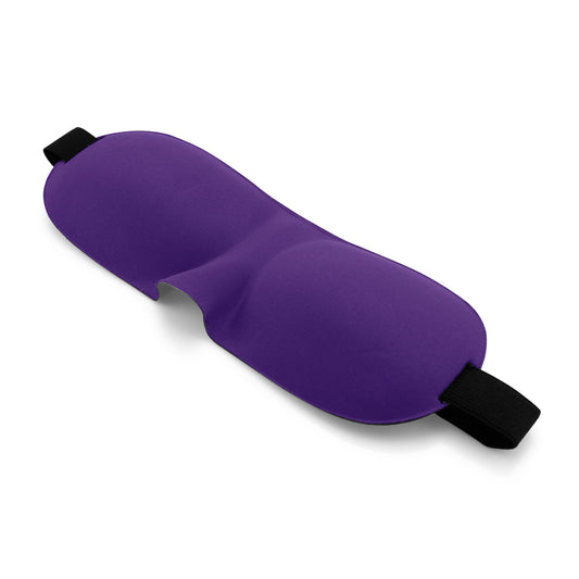 GEARONIC TM 3D Soft Eye Sleep Mask Padded Shade Cover Travel Relax Sleeping Blindfold - Purple