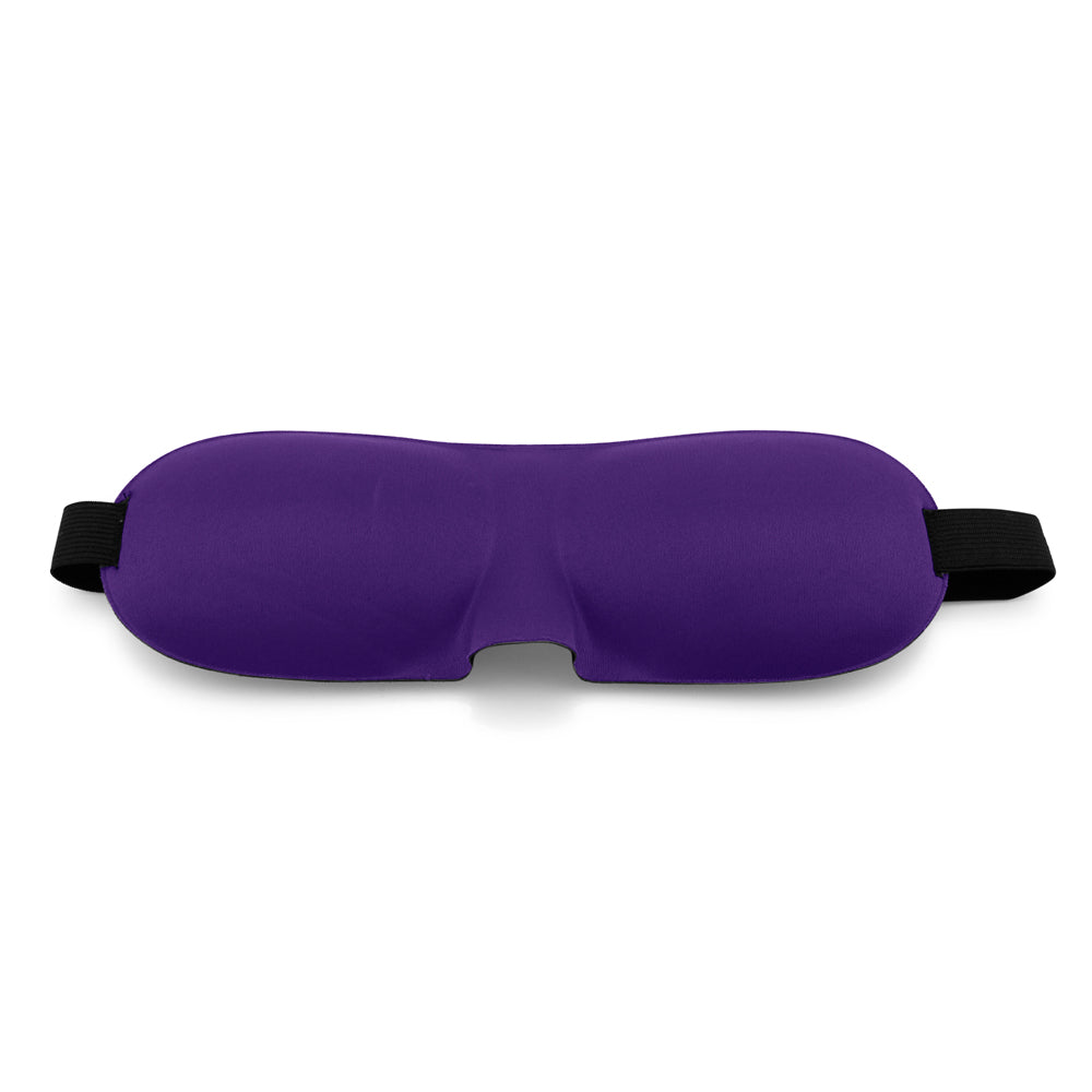 GEARONIC TM 3D Soft Eye Sleep Mask Padded Shade Cover Travel Relax Sleeping Blindfold - Purple