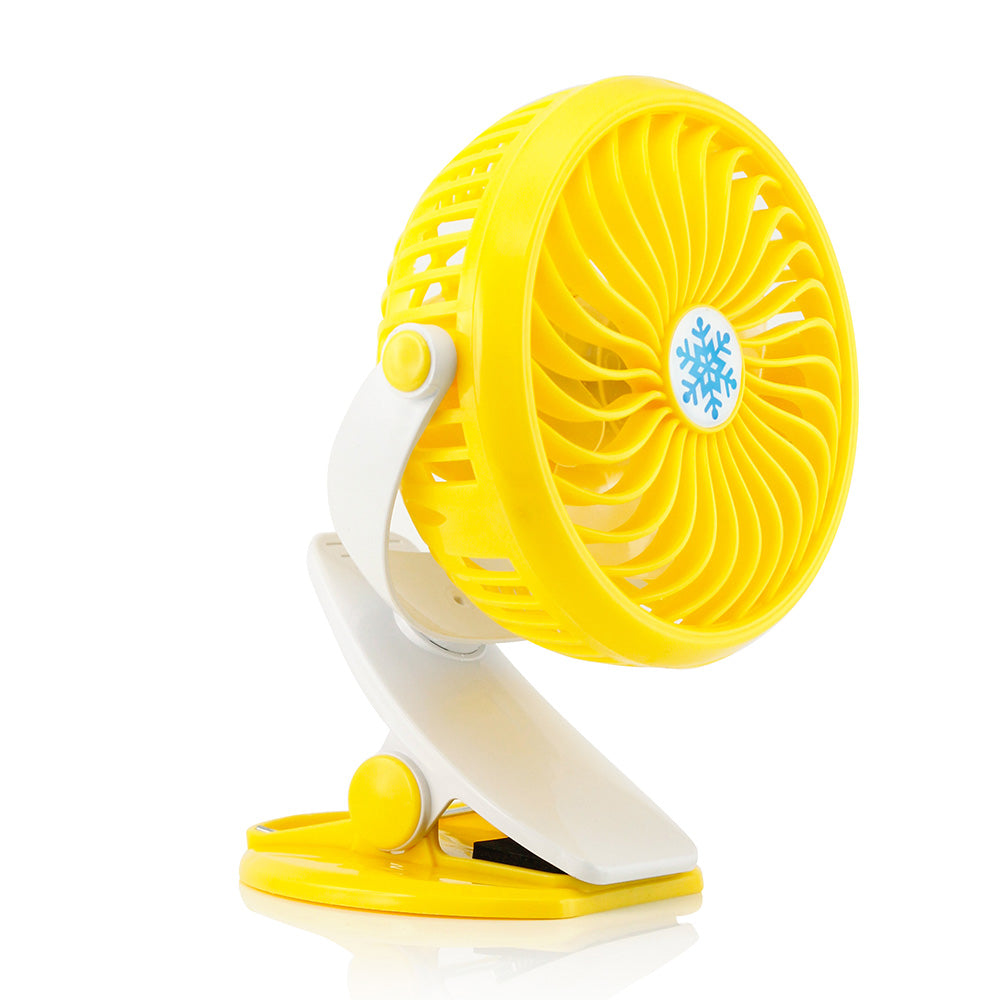 Oct17 Portable Stroller Table Fan Rechargeable Battery USB Mini Battery Operated Clip on Mini Desk Fan For Home Office Baby Stroller Car Laptop Study Gym Camping Tent