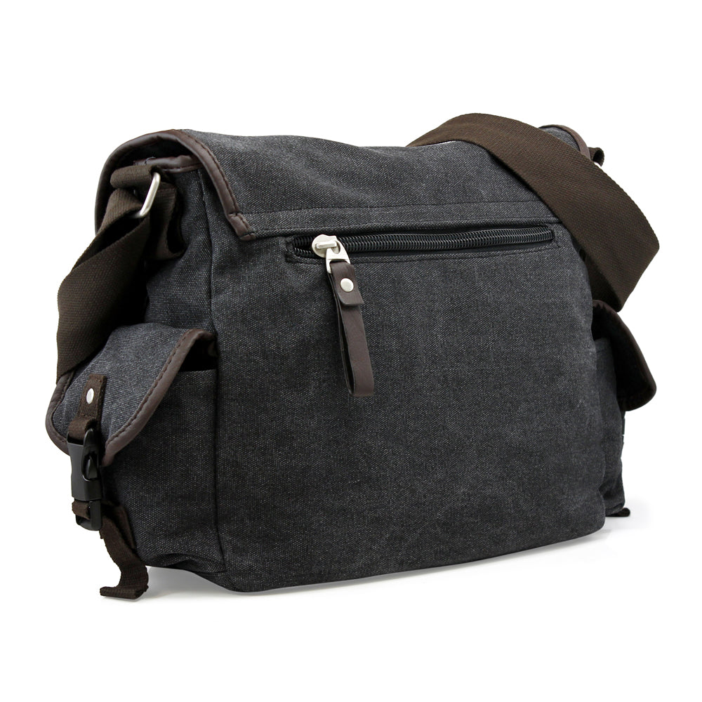 Oct17 Men Messenger Bag School Shoulder Canvas Bag Vintage Crossbody Satchel Laptop Business Bags
