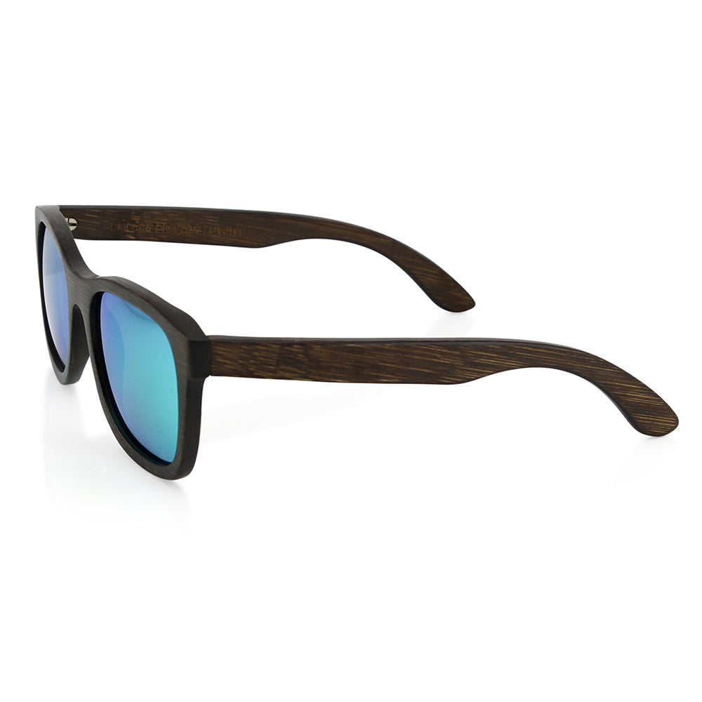 Oct17 Bamboo Wood Wooden Polarized Lens Sunglasses Real Eyewear Sunglass Men Women