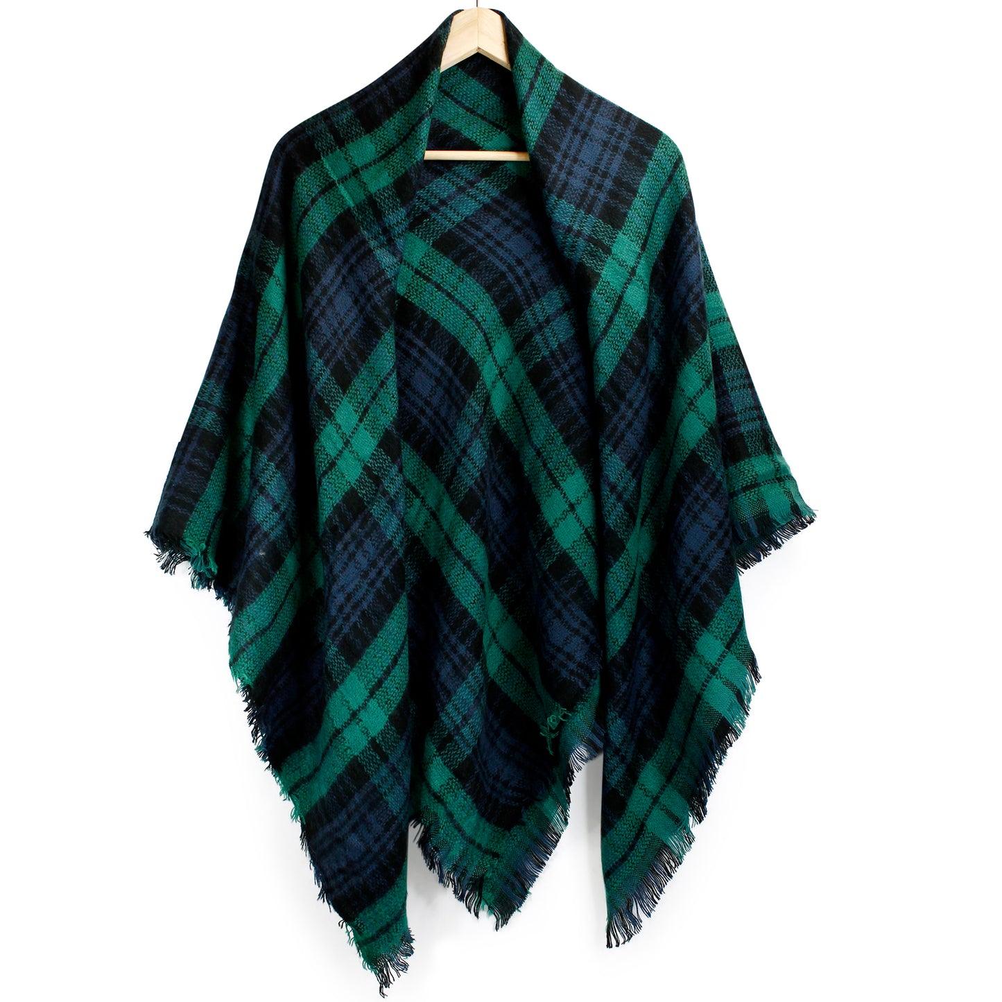 Oct17 Plaid Scarfs for Women Pashmina Tartan Wrap Large Warm Blanket Soft Shawl Checked Winter Fall Scarfs Scarves for Woman