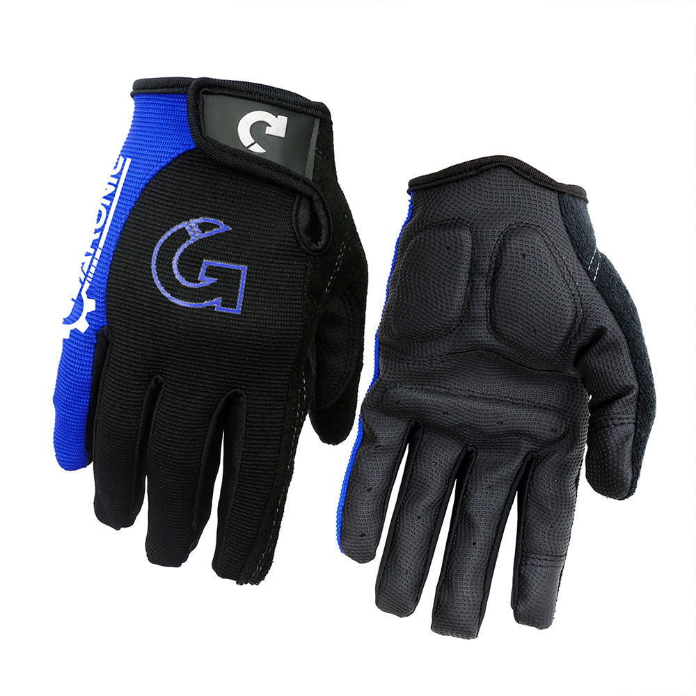 GEARONIC Cycling Shockproof Foam Padded Sports Full Finger Short Gloves