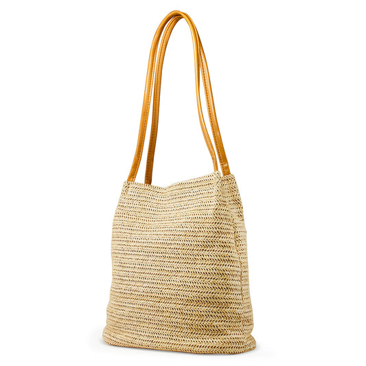 Women Straw Beach Bag tote Shoulder Bag Summer Handbag