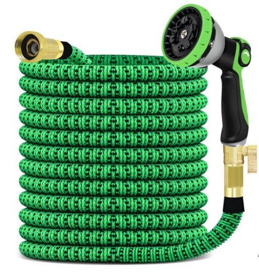 New 100ft Expandable Garden Hose - Multi Function Spray Nozzle Flexible Lightweight Water Hose