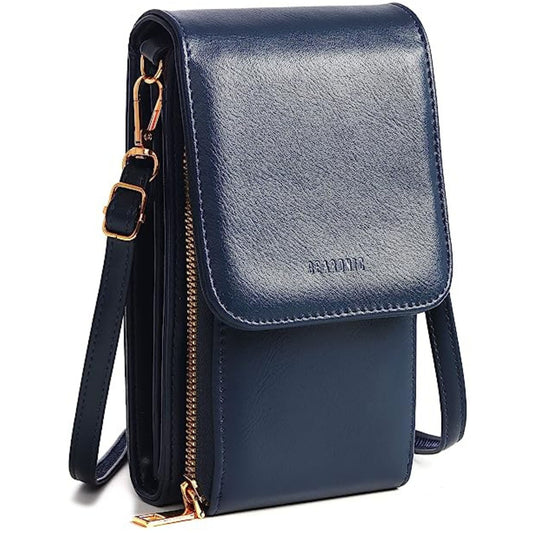 Small Crossbody Cell Phone Purse for Women, Small Crossbody Bags Wallet with Credit Card Slots, Phone Wallet Women Leather with Strap, Phone Purse Crossbody for Women, Cellphone Bags Card Holder