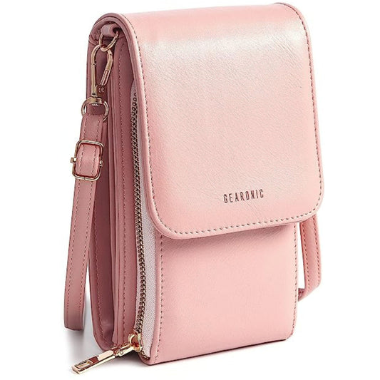 Small Crossbody Cell Phone Purse for Women, Small Crossbody Bags Wallet with Credit Card Slots, Phone Wallet Women Leather with Strap, Phone Purse Crossbody for Women, Cellphone Bags Card Holder