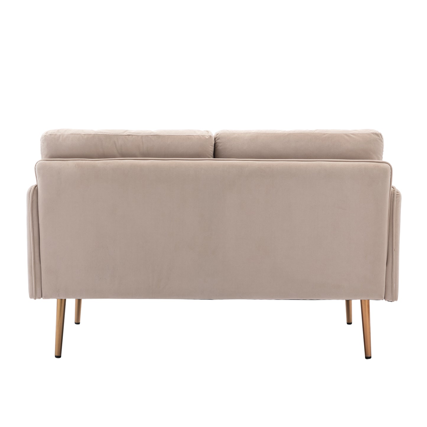 Velvet Sofa with Stainless Feet - Accent Loveseat for Stylish Comfort