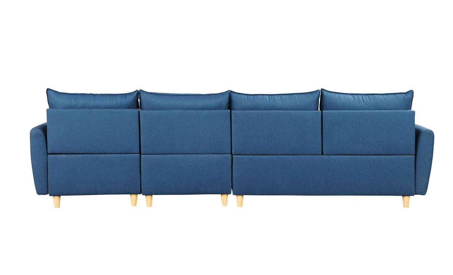 ACME Marcin Sectional Sofa: Blue Fabric, Comfortable and Stylish | 51820