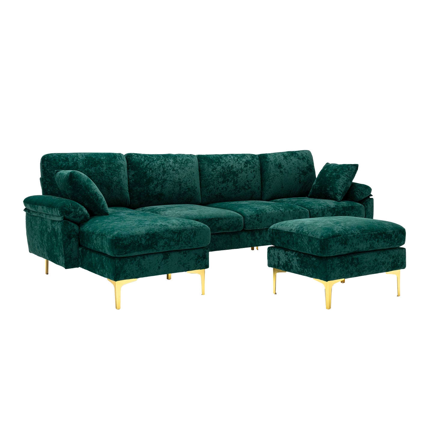 Accent Sofa: Stylish and Comfortable Living Room Sectional Sofa with Unique Color and Size Options